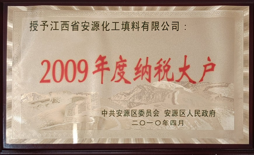 2009年度纳税大户
